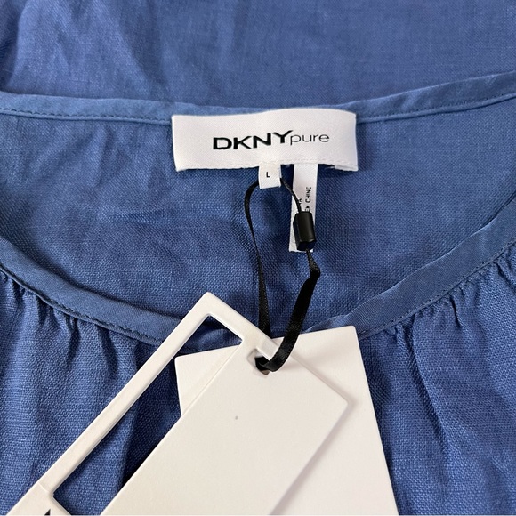 💥NWT💥 DKNY Pure Chambray Slip Dress- Size Large - Picture 6 of 6